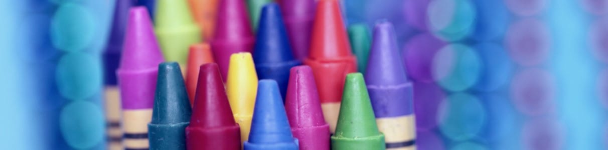 ألوان شمعية