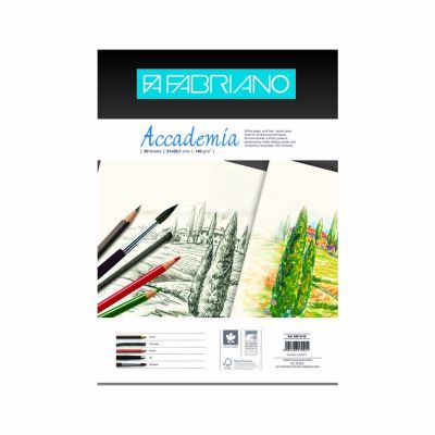 ظرف ورق فبريانو اكاديميا أبيض ناعم 140 جم A4 رقم 140 / 20