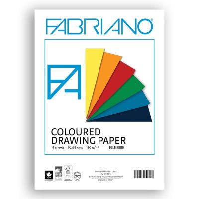اسكتش رسم فبريانو 180 جم الوان غلاف مطبوع 1/4 فرخ /12
