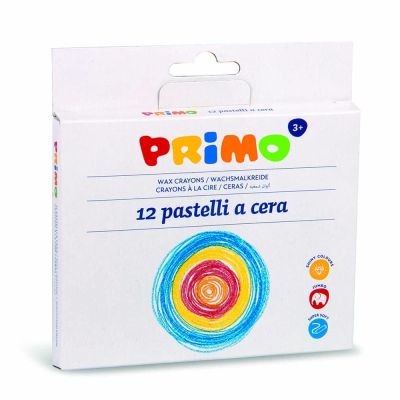 طقم الوان شمع علبة كرتون 12لون رقم051PC12MX