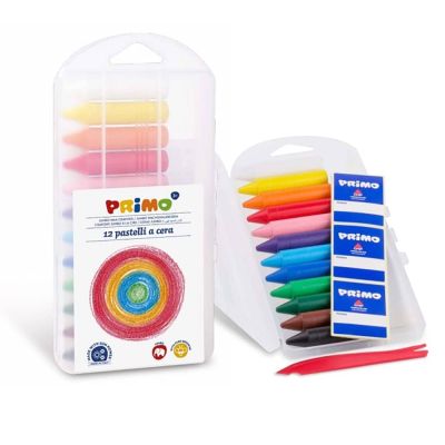 طقم ألوان شمع جامبو علبة بلاستيك/12 060PC12AP