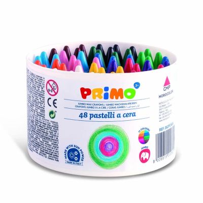 علبة ألوان شمع جامبو علبة بلاستيك/48 NO: 062PC48A