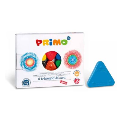 طقم الوان شمع مثلثة ماجيك علبة كرتون 074TRI6 /6