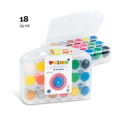 طقم 18 الوان جواش برطمان علبه بلاستيك 25 مم 258TB18FMB