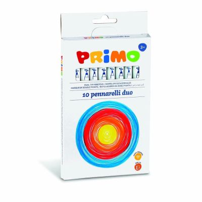 طقم الوان فلوماستر رفيع 10لون 2سن ناحيتين /10 610PENDP10