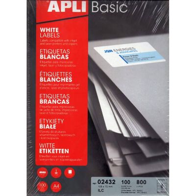 فرخ ليبل متعدد Basic مقاس 70*105 ملم A4/8