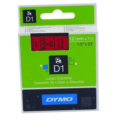 شريط كاسيت D1 دايمو 12م*7متر اسود/احمر رقم S0720570