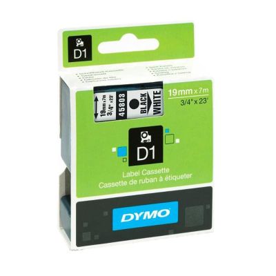 شريط كاسيت D1 دايمو19م*7متر اسود/ابيض رقم SO720830