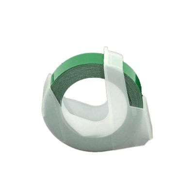 شريط بلاستيك للضغط3D دايمو12مم*3متر أخضر رقم SO720120