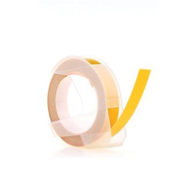 شريط بلاستيك للضغط 3D دايمو 12مم * 3 متر اصفر S0720140