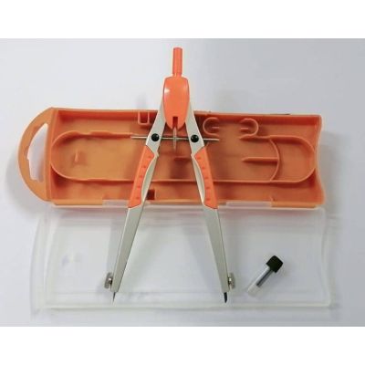 برجل مفرد كبير عجلة ضبط دقيق 17سم ORANGE رقم 12800 CO