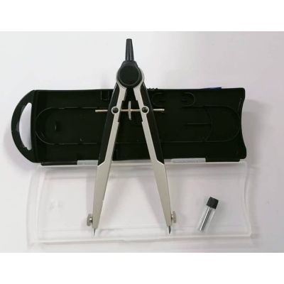 برجل مفرد كبير عجلة ضبط دقيق 17سم BLACK رقم 22800CO