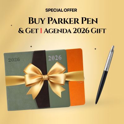 عرض أشتري قلم جاف باركر ازرق Jotter CT XL جسم اسود مط _ استانلس وأحصل علي أجنده 2026 هدية