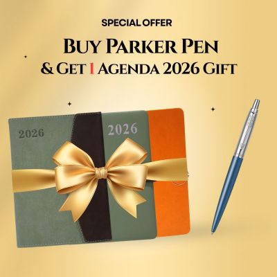 عرض أشتري قلم جاف باركر ازرق Jotter CT XL جسم ازرق مط _ استانلس وأحصل علي أجنده 2026 هدية