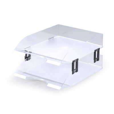 تراى مكتب مفرد ديورابل ابيض شفاف رقم BASIC 1701672400