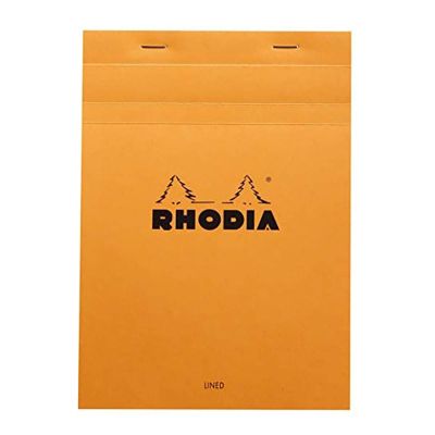 بلوك نوت RHODIA بكعب 21*14.8. سم 80 جم 80 ورقة برتقالى رقم 16600C
