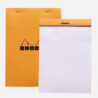 بلوك نوت RHODIA بكعب مربعات 5*5 سم 80 جم 80 ورقة برتقالية A 5 رقم 16200 C