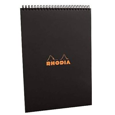بلوك نوت مربعات RHODIA مقاس 21*29.7سم 80 ورقة 80 جم اسود رقم 185009C