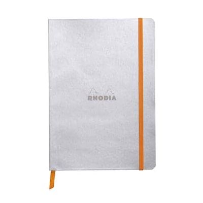 نوت بوك مسطر كعب لصق RHODIA سوفت كفر جلد باستيك 14.8*21 سم 90 جم 80 ورقة رقم 117401C