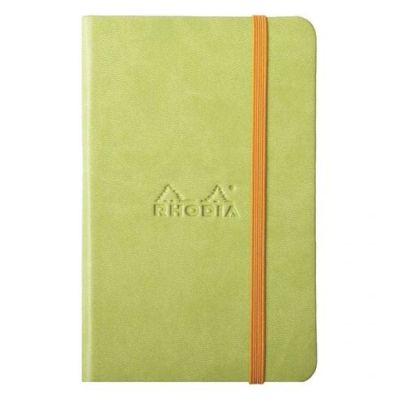 ويب نوت بوك RHODIA هارد جلد باستيك 14*9 سم 90 جم 96 ورقة ليمونى رقم 118646C