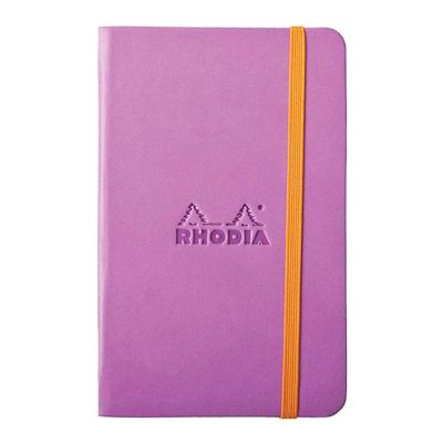 ويب نوت بوك RHODIA هارد جلد باستيك 14*9 سم 90 جم 96 ورقة موف رقم 118651C