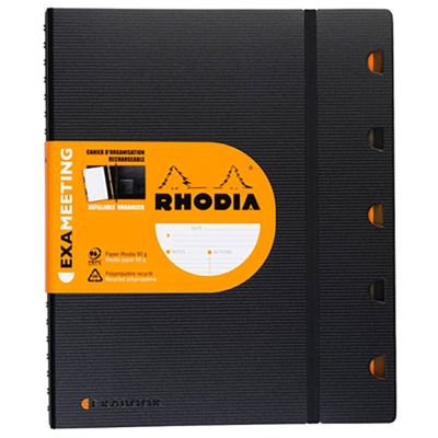سجل تنفيذى متعدد RHODIA EXA BOOK أسود 29.7*22.5 سم 80 جم 80 ورقة رقم 132146C