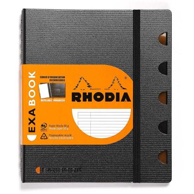 سجل تنفيذى متعدد RHODIA EXA BOOK أسود 21*16 سم 80 جم 80 ورقة رقم 132576C