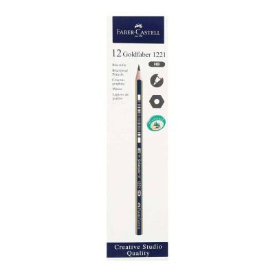 Faber-Castell Goldfaber Graphite Pencil, Pack Of 12/Hb 1221