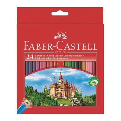 طقم ألوان خشب طويل علبه كرتون /24 120124 رقم 5171120124250