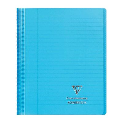 كشكول مسطر غلاف PP مقاس 17*22 سم كعب سلك 80 ورقة 90 جم بجراب داخلى رقم 556802C