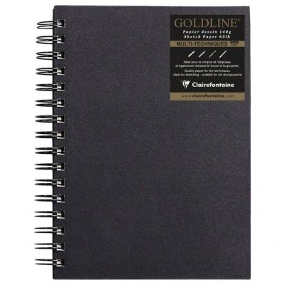 Clairefontaine Goldline A3 Portrait 140G Wiro. 14.8*21 Cm 34256C
