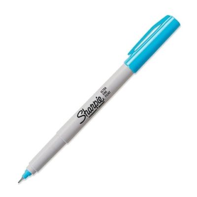 قلم ماركر شاربى ثابت مدور Light Blue ULTRA-FINE 0,5mm