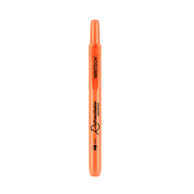 قلم فسفورى مشطوف بسوستة Writech Neon Orange Retractble رقم W-805S/12-2