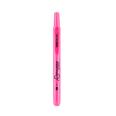قلم فسفورى مشطوف بسوستة Writech Neon Pink Retractble رقم W-805S/12-6