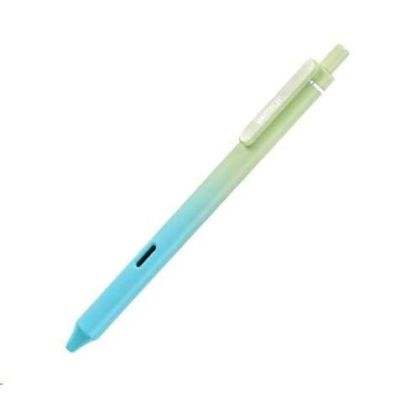 قلم جيل بسوستة 0.7مم سريع الجفاف سن بلية Writech Green Blue Ombre Gradient رقم W-0171/12-A-Ink BLUE-07