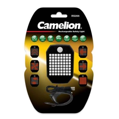 كشاف طوارىء يد قابل للشحن safety USB رقم Camelion-RS205BP