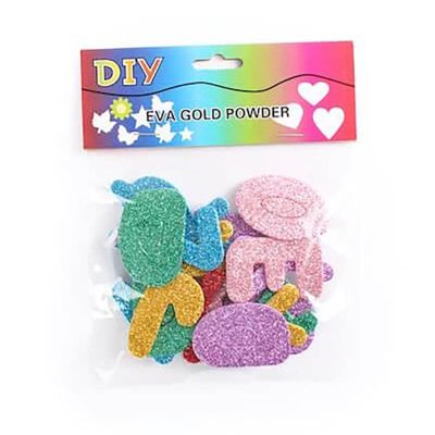 كيس فوم جليتر استيكر حروف انجليزى 827