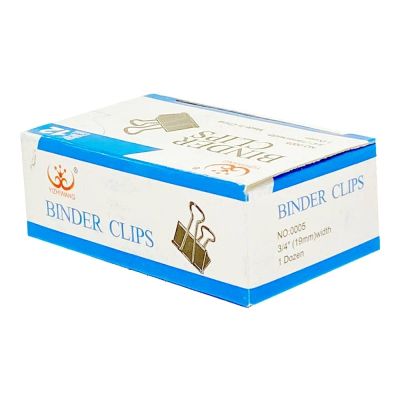 علبة دبوس بلدوج اسود 3/4 بوصة NO:YZW-0005-MM 19