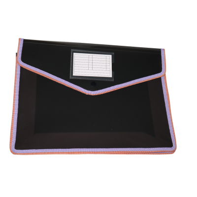 حافظة بكبسولة بوكس بلاستيك سادة شفاف الوان + نيم كارت 33*25سم رقم XS-708