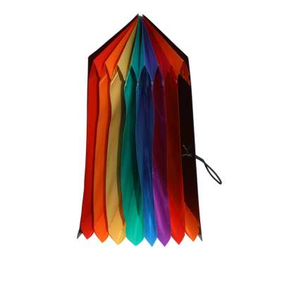 حافظة باستيك فواصل بلاستيك سادة معتمة 8فواصل + 2نيم كارت 34.5*24سم رقم ZY1112