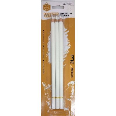 كارت قلم الوان فحم ابيض 3قطعة Keep Smiling رقم TB-1010