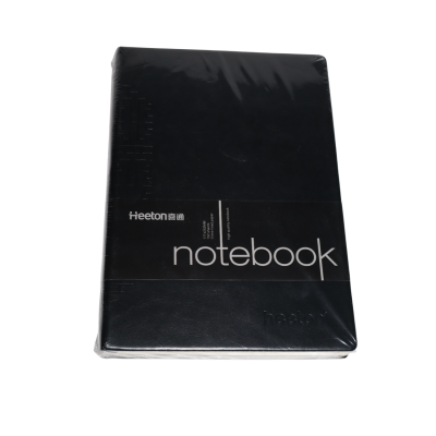 نوت بوك مسطر كعب لصق سوفت كفر 17.7*25.2سم 192ورقة غلاف جلد HEETON رقم A16-845