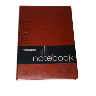 نوت بوك مسطر كعب لصق سوفت كفر 20.8*28.8سم 192ورقة غلاف جلد HEETON رقم A12-845