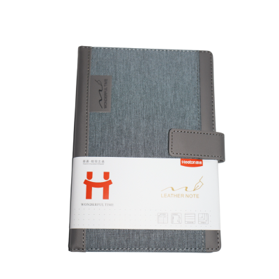 نوت بوك مسطر كعب لصق مغناطيس سوفت كفر 14.2*20.8سم 96ورقة 100جم غلاف جلد HEETON رقم A25-978