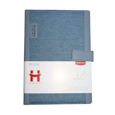 نوت بوك مسطر كعب لصق مغناطيس سوفت كفر 17.6*25.5سم 96ورقة 100جم غلاف جلد HEETON رقم A16-978