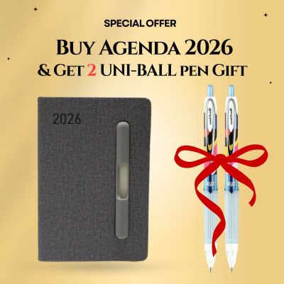 أحصل علي عرض أشتري أجنده 2026 رقم CT-7003 وأستلم هديتك من أقلام يوني بول