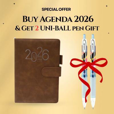 أحصل علي عرض أشتري أجنده 2026 رقم CT-7004 وأستلم هديتك من أقلام يوني بول