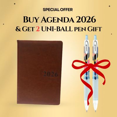 أحصل علي عرض أشتري أجنده 2026 رقم CT-7006 وأستلم هديتك من أقلام يوني بول