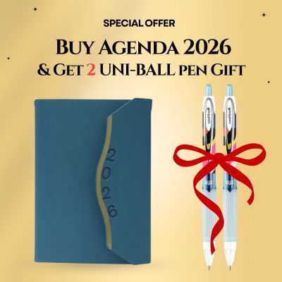 أحصل علي عرض أشتري أجنده 2026 رقم CT-7011 وأستلم هديتك من أقلام يوني بول