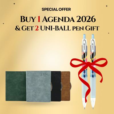 أحصل علي عرض أشتري أجنده 2026 رقم CT-7012 وأستلم هديتك من أقلام يوني بول